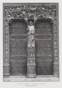 Portale del Giudizio Universale, Notre Dame de Paris da French School