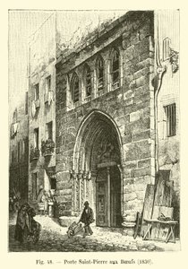 Porta Saint-Pierre aux Boeufs, 1830 da French School