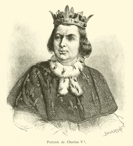 Ritratto di Carlo V (incisione) da French School