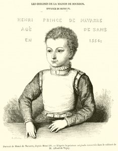 Ritratto di Enrico di Navarra, poi Enrico IV da French School