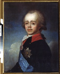Ritratto del granduca Pavel Petrovich da French School