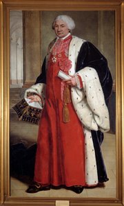 Ritratto a figura intera di Claude Ambroise Regnier (1746-1814), avvocato in parlamento e deputato del Terzo Stato, ministro della giustizia dal 1802 al 1813 da French School