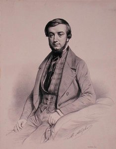 Ritratto di Adolphe-Clair Lecarpentier, inciso da Marie Alexandre Alophe