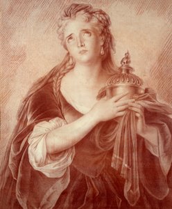Ritratto di Adrienne Lecouvreur da French School