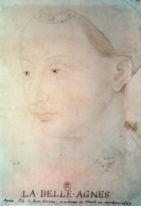 Ritratto di Agnès Sorel (1422-1450) Dama di Beauté-sur-Marne