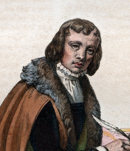 Ritratto di Alain Chartier (1385-1430), poeta e scrittore politico francese da French School