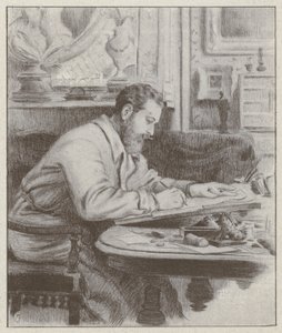 Ritratto di Albert Guillaume, pittore e caricaturista francese da French School