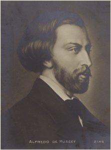 Ritratto di Alfred de Musset da French School