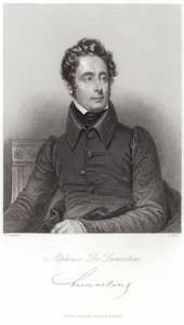 Ritratto di Alphonse de Lamartine da French School