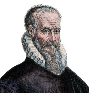 Ritratto di Ambroise Paré (1509-1590), chirurgo francese da French School