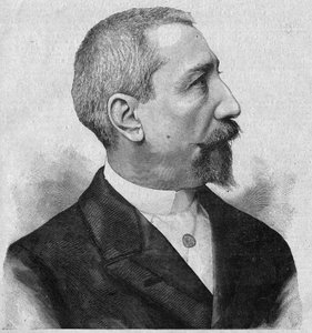 Ritratto di Anatole France (1844-1924), romanziere e poeta francese, membro dell