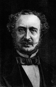 Ritratto di Antoine Agenor, Duca di Gramont (1819-1880) diplomatico e politico francese. Incisione in 