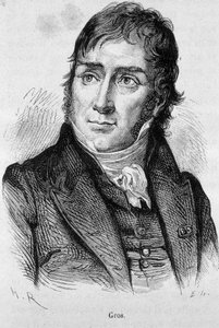 Ritratto di Antoine Jean Gros (1771 - 1835), allievo di David e poi pittore ufficiale di Napoleone - in "L