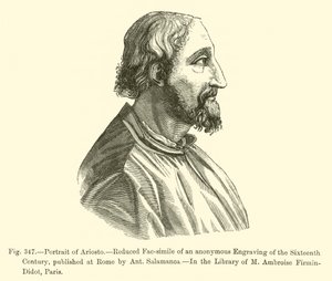 Ritratto di Ariosto (incisione) da French School