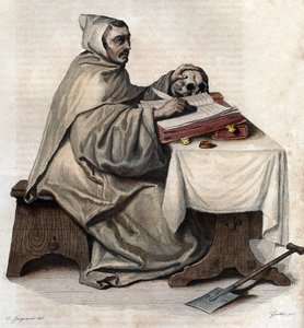 Ritratto di Armand Jean le Bouthillier de Rancé (1626-1700), abate francese e fondatore dei Trappisti Cistercensi da French School