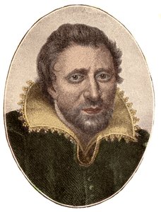 Ritratto di Ben Jonson (1572-1637), autore e drammaturgo inglese da French School