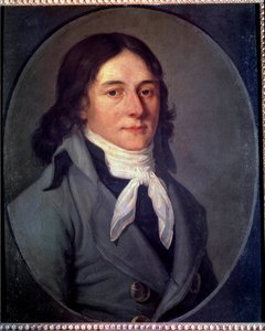 Ritratto di Camille Desmoulins (1760-1794), politico durante la Rivoluzione Francese da French School
