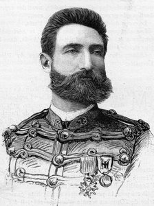 Ritratto del Capitano J. Schmidt (1842-1887). da French School