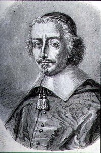 Ritratto del Cardinale Mazarin (1602-61) (incisione) da French School