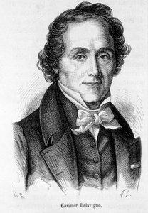 Ritratto di Casimir Delavigne, poeta e drammaturgo francese (1793-1843)