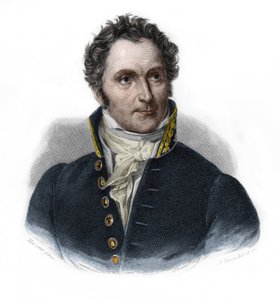 Ritratto di Casimir Perier (1777-1832), statista francese. in "LIBRE DES PERÉNERS" di Louis de Cormenin Timon. 1842. Collezione privata da French School