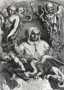 Ritratto di Catherine Monvoisin (La Voisin) (1640-80) da French School