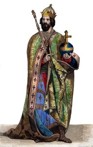 Ritratto di Carlo Magno, Re dei Franchi da French School