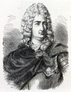 Ritratto di Charles François Du Fay (1698 - 1739), chimico e fisico francese - in "Album della Scienza; illustri scienziati; Grandi scoperte" 1896 da French School