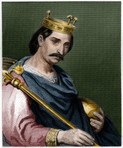 Ritratto di Carlo II il Calvo (823 - 877), Re di Francia - in 