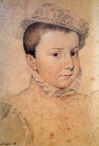 Ritratto di Carlo IX bambino da French School