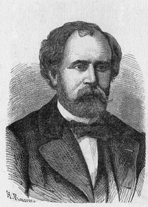 Ritratto di Charles Laurent - in "Album of Science; illustrious scientists; Great discoveries" 1896 da French School