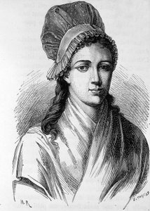 Ritratto di Charlotte Corday (1768 - 1793) - in "L