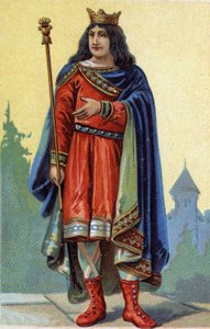 Ritratto di Childeberto III, re dei Franchi dal 695 al 711