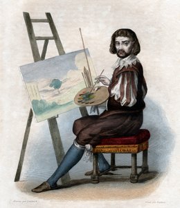 Ritratto di Claude Gellée detto Le Lorrain (1600-1682), pittore francese da French School