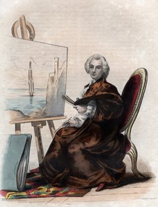 Ritratto di Claude Joseph Vernet (1714-1789), pittore francese