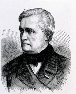 Ritratto di Claude Pouillet, fisico francese (1790 - 1868) - in "Album della Scienza; illustri scienziati; Grandi scoperte" 1896 da French School