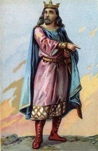 Ritratto di Clotario II, Re dei Franchi (584-629).
