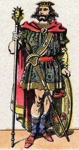 Ritratto di Clotario I, Re dei Franchi dal 511 al 561.