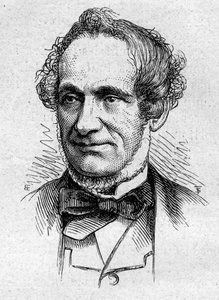 Ritratto di Desire Nisard (1806-1888), saggista e accademico francese. Incisione in 