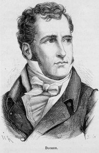 Ritratto di Elie Duc de Decazes e Glucksberg (1780 - 1860), politico francese - in "L