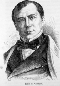 Ritratto di Emile de Girardin (1806-1881), pubblicista e politico francese, fondatore della stampa moderna