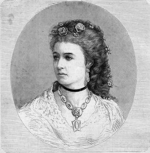 Ritratto di Emma Albani (Marie Louise Emma Cecile Lajeunesse detta) da French School
