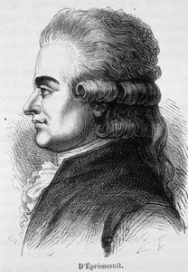 Ritratto di Eprémesnil, magistrato e politico francese (1746 - 1794) - in "L