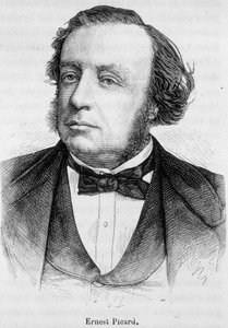 Ritratto di Ernest Picard, politico francese (1821 -1877) da French School