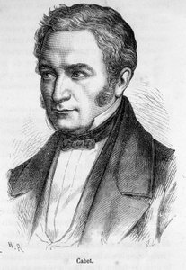 Ritratto di Etienne Cabet, socialista francese (1788-1856) da French School