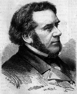 Ritratto di Eugene Bethmont (1804-1860), avvocato e politico francese, ex Ministro della Giustizia. Incisione in "Le Monde Illustré" n°156 del 7 aprile 1860. da French School