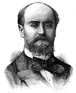 Ritratto di Felix Granet (1849-1936), politico francese. Incisione in "Le Monde Illustré", 16 gennaio da French School