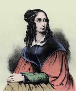 Ritratto di Flora Tristan, nonna di Gauguin, 1839 da French School