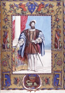 Ritratto di Francesco I in costume di corte da French School