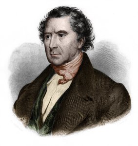 Ritratto di François Arago (1786-1853), matematico, fisico, astronomo e politico francese. in "LIBRE DES SPORERS" di Louis de Cormenin Timon. 1842. Collezione privata